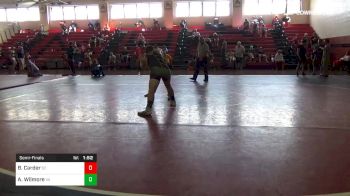 195 lbs Semifinal - Brett Carder, Sc vs Adam Wilmore, Va