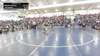 41 lbs Champ. Round 1 - Jett Meyer, Fremont Wrestling vs Karson Stratton, Iron County Wrestling Academy