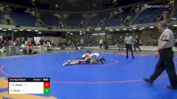 145 lbs 1st Place Match - Domanic Abeja, Lincoln-way East vs Carlos Perez, Mt. Carmel