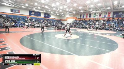 141 lbs Champ. Round 2 - Sabri Sino, Millikin University vs Jared Gallub, Nebraska Wesleyan University