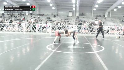 113 lbs Consi Of 32 #2 - Michael Newton, RI vs Johandiell Gonzalez, PA