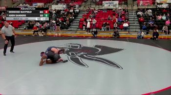 125 lbs Champ. Round 1 - Desmond Mayfield, Murray State College vs Aden Sanders, Central Oklahoma