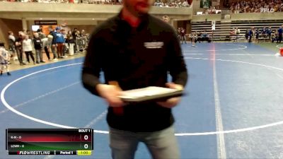 45 lbs Quarterfinals (8 Team) - Colson Pedri, K-M vs August Lanoue, LCWM