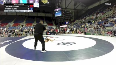 115 lbs Champ. Rd Of 32 - Phoebe Richers, TX vs Jocelyn Danbe, NJ