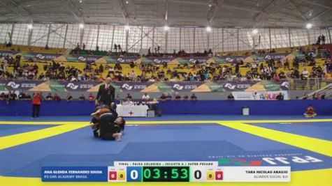 YARA NICOLAU ARAUJO vs ANA GLENDA FERNANDES SOUSA 2026 FPJJ Circuito Paulista GI Etapa 3