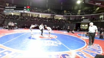 138-1A 1st Place Match - James Sievers, Social Circle vs Elijah Karr, Bremen