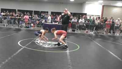 100 lbs Round Of 16 - Peggy Susan Dean, CO vs Breanna Higgins, GA