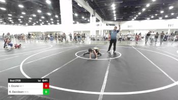 61 lbs Consi Of 8 #2 - Isaac Ozuna, No Team vs Royce Davidson, Peterson Grapplers