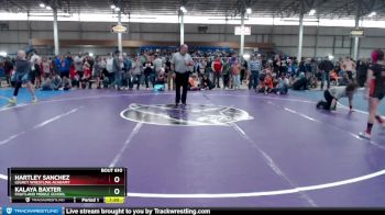 75 lbs Semifinal - Hartley Sanchez, Legacy Wrestling Acadamy vs Kalaya Baxter, Fruitland Middle School