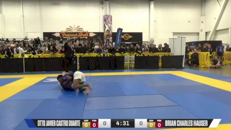 Brian Charles Hauser vs Otto Javier Castro Duarte 2024 World IBJJF Jiu-Jitsu No-Gi Championship