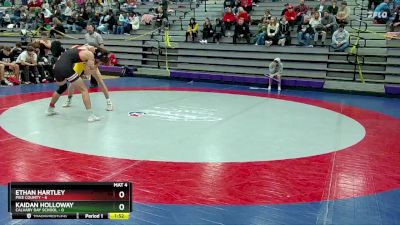 120 lbs 2nd Wrestleback (16 Team) - Ethan Hartley, Pike County vs Kaidan Holloway, Calvary Day School