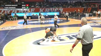 2A 120 lbs Cons. Round 2 - Alex Gudgeon, Highland Park vs Jackson Marlett, Crystal Lake (Central)