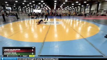 60 lbs Rd# 8- 12:30pm Saturday Final Pool - Javon Haliburton, Team New Mexico vs Karson Waag, Oklahoma Outlaws Red