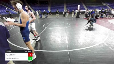 138 lbs 3rd Place - James Lally, Saint John's Prep vs Riley Carlucci, Franklin