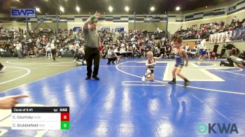 45 lbs Consi Of 8 #1 - Cove Courtney, Husky Wrestling Club vs Calloway Stubblefield, Piedmont