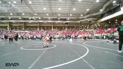 76 lbs Quarterfinal - Eliace Majka, Black Fox vs Easton Pelzer, South Central Punisher