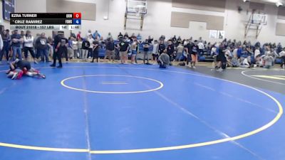 157 lbs Quarters - Ezra Turner, East Idaho Elite Wrestling Club vs Cruz Ramirez, Fighting Squirrels Wrestling Club