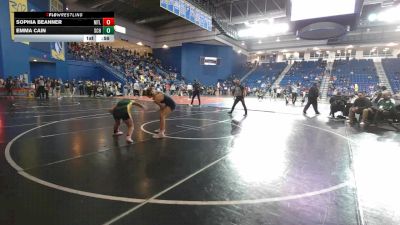 115 lbs Cons. Round 4 - Sophia Beanner, Mt Lebanon vs Emma Cain, Schalick