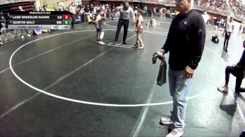 100 lbs Cons. Round 1 - Quintin Maly, Wahoo Wrestling Club vs Lane Wieseler-Sanne, Norfolk Jr Wrestling