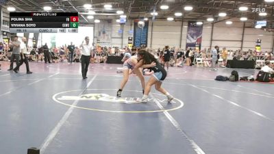 132 lbs Rr Rnd 2 - Polina Sha, Flickr Girlz vs Viviana Soto, Cheyenne Ladies Wrestling Club