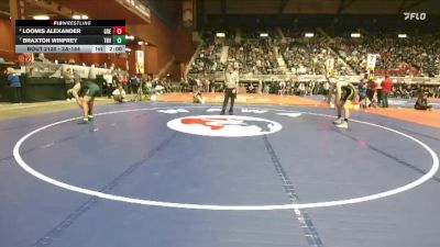 2A-144 lbs Quarterfinal - Braxton Winfrey, Tongue River vs Loomis Alexander, Greybull/Riverside