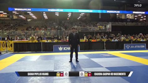 Isadora Gaspar Do Nascimento vs Sarah Phyllis Huang 2025 Pan Kids Jiu-Jitsu IBJJF Championship