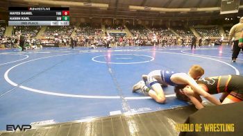 84 lbs 2nd Place - Hayes Daniel, Threestyle vs Kasen Karl, Greater Heights Wrestling