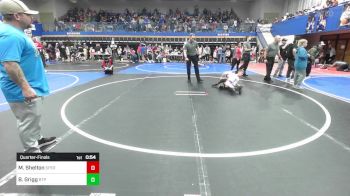 73 lbs Quarterfinal - Mose Shelton, Sperry Wrestling Club vs Bentley Grigg, Tulsa Blue T Panthers