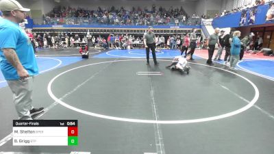 73 lbs Quarterfinal - Mose Shelton, Sperry Wrestling Club vs Bentley Grigg, Tulsa Blue T Panthers