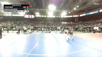 100 lbs Cons. Round 7 - Chevelle Boynton, Crook County vs Faith Gray, Redmond