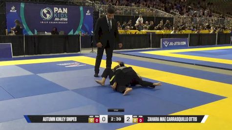 Zahara Mae Carrasquillo Ottis vs Autumn Kinley Snipes 2025 Pan Kids Jiu-Jitsu IBJJF Championship