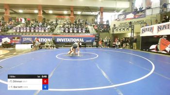 116 lbs Round Of 16 - Tara Othman, Southern Oregon vs Tess Barnett, Corban