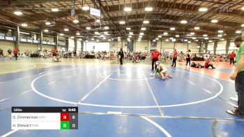 56 lbs Rr Rnd 1 - Owen Zimmerman, Upstate Uprising Red vs Hunter Stewart, Pursuit Wrestling Academy - Green