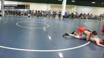 165 lbs Round Of 128 - Cristian Lowther, PA vs James Hansen, ID