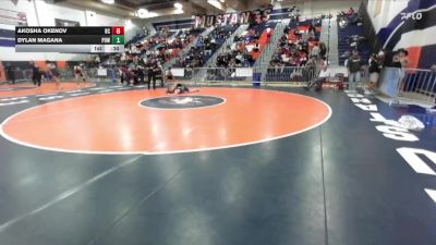 157 lbs 7th Place Match - Akosha Okenov, Birmingham Charter vs Dylan Magana, Poway