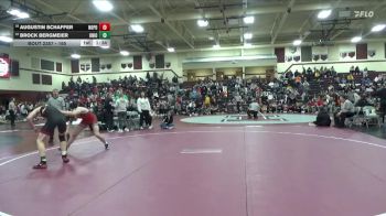 165 lbs 9th Place Match - Augustin Schaffer, North Polk vs Brock Bergmeier, Union, LaPorte City