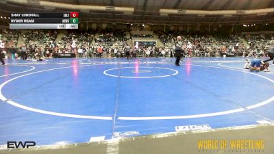 95 lbs Consi Of 4 - Shay Lundvall, Sebolt Wrestling Academy vs Ryder Ream, American Dream Wrestling Club