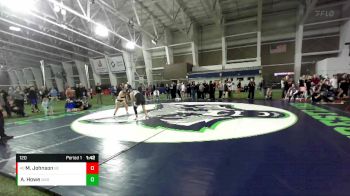 120 lbs Champ. Round 2 - Madisyn Johnson, Box Elder vs Amberly Howe, Wasatch