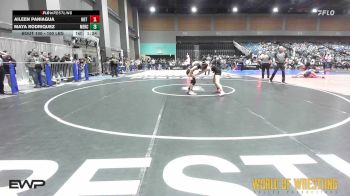 100 lbs Final - Aileen Paniagua, Hot Shots Wrestling vs Maya Rodriquez, Merced Bears WC