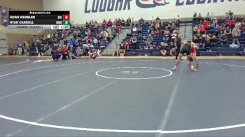 165 lbs Champ. Round 1 - Hugh Wheeler, Simon Fraser (B.C.) vs Ryan Carroll, Southern Oregon