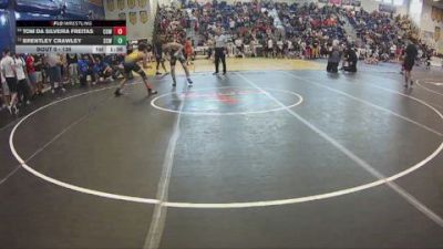 138 lbs Champ. Round 1 - Brentley Crawley, Unattached vs Tom Da Silveira Freitas, Cowboy