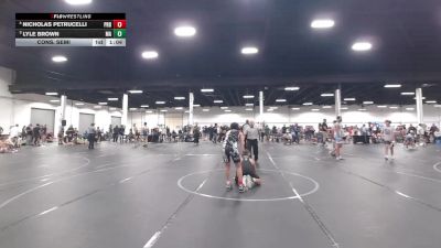 72 lbs Cons. Semi - Nicholas Petrucelli, NWLSD vs Lyle Brown, Mat Assassins