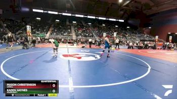 2A-120 lbs Quarterfinal - Kaden Haynes, Moorcroft vs Mason Christenson, Lovell