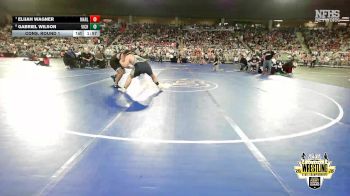 B3A-215 lbs Cons. Round 1 - Gabriel Wilson, Victory Christian vs Elijah Wagner, Marlow