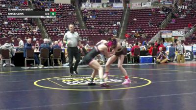 118 lbs First Round - Gianna Montegari, Governor Mifflin-G vs Joyce Clink, Athens-G