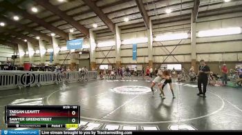 101 lbs Cons. Semi - Taegan Leavitt, Utah vs Sawyer Greenstreet, Oregon