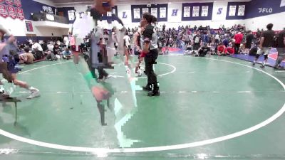 134 lbs Cons. Round 3 - Ernesto Sanchez, Centennial Corona vs Josiah Gonzalez, ASG