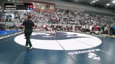 U23 Women - 53 lbs Quarters - Kendra Ryan, IL vs Elena Ivaldi, CA