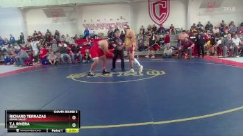 285 lbs Champ. Round 2 - Richard Terrazas, Grand Valley vs T.J. Rivera, Brush