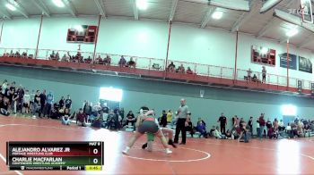 150 lbs Quarterfinal - Charlie MacFarlan, Contenders Wrestling Academy vs Alejandro Alvarez Jr, Portage Wrestling Club